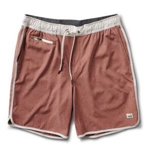 Vuori Men's Athletic Shorts Terracotta Size L